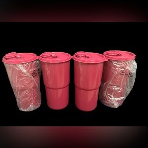 Tupperware Thirstquake  30 oz Tumblers- set of 4. Brand NEW in packaging!!